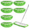 8 Piezas Paños Reutilizables para Swiffer Mopa, 25,4 x 11,5 cm Recambios de Mopa Lavables y Reutilizables, Paños Reutilizables Microfibra Repuesto Mopa, para Secos y Limpieza de Suelos Húmedos