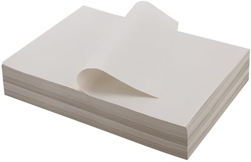 MOUYAT 500 fogli di carta da giornale bianca, carta da imballaggio per traslochi, carta da giornale A3, ritagli di giornale, per avvolgere oggetti fragili, regali, artigianato, 42 x 29,7 cm
