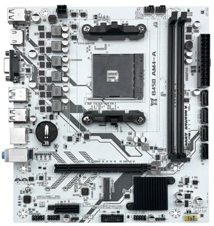 TsoLay Carte Mère Machinist B450 Prenant en Charge Le Processeur Ryzen 5500 5600 5600G et la Mémoire DDR4 en Mode Dual-Channel, Compatible avec Le Socket AM4.