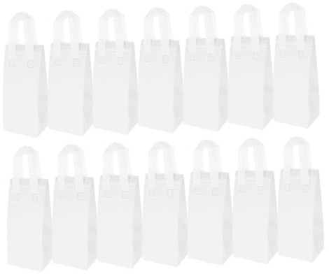 Paquet Isotherme pour Boisson 50 Pcs Blanc avec Poignée Non Tissé