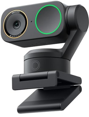 Insta360 Link 2 Pro Auf Geht's-Bundle – 4K PTZ-Webcam für PC/Mac, 1/1,3-Sensor, Schwachlicht, KI-Tracking, HDR, rauschunterdrückende Richtmikrofone, unterstützt Stream Deck, Zoom, Teams