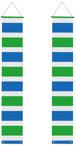 Bandera de Sierra Leona impresa en la parte delantera, pancarta de bienvenida para fiestas festivas adecuadas para vallas de patio y porches
