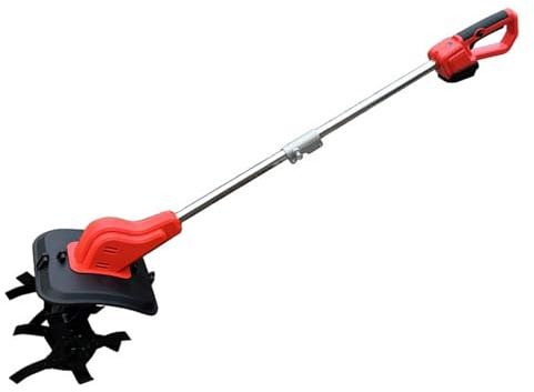 Picysa - Motocultor eléctrico de jardín, cultivador inalámbrico con pantalla digital, diseño ergonómico, para BL1830B, BL1840B, BL1850B, BL1860B, BL1815, BL1820, 194309-1 y 194205-3