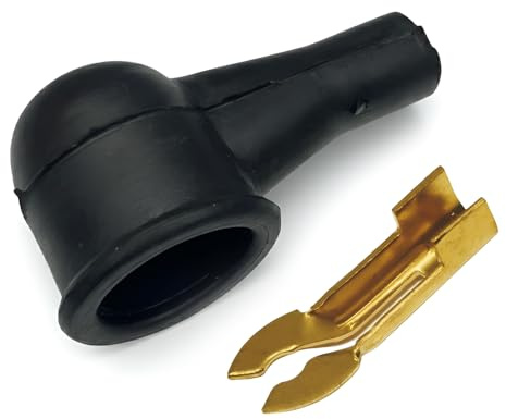 Kit Attacco Candela a Forchetta + Cappuccio in Gomma per V e s p a PK 50 XL, 125, Primavera ET3, A p e 50 - Rif. CIF 9126 + G0849