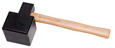 Plattenlegerhammer 'Universal' 2650 g - Mit Eschenstiel und rechteckigem Kopf