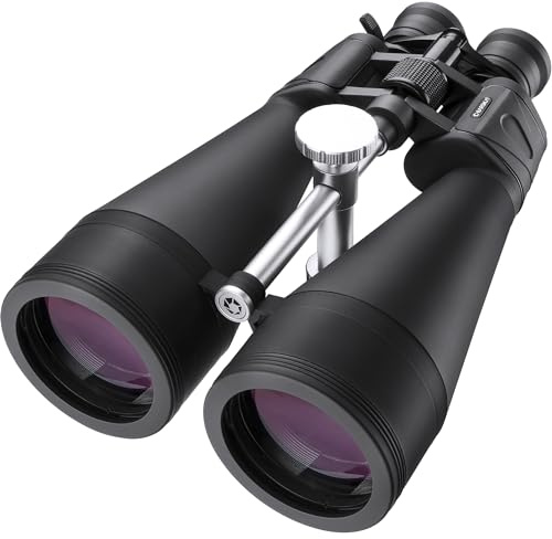 BARSKA Gladiator 25-125 x 80 zoomkikare (grön lins, stöttad stativadapter), svart