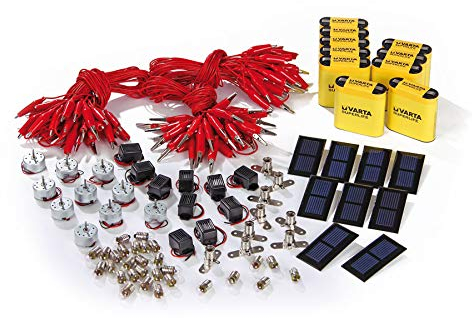 Betzold - Elektro Materialbox - Lehrmittel Physik-Unterricht Technik 128-teiliges Set