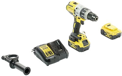 Dewalt 18V 3-Gang Akku-Schlagbohrschrauber DCD996P2 (11-stufiges Drehmomentmodul, drei-Stufen-LED mit 77 Lumen, inkl. 2x Akkus, System-Schnellladegerät, TSTAK Box und Zubehör)