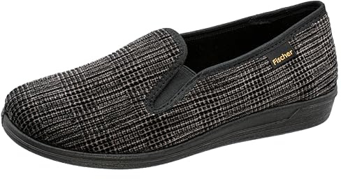 Fischer Frank, Herren Niedrige Hausschuhe, Grau Grauschwarz 662,44 EU