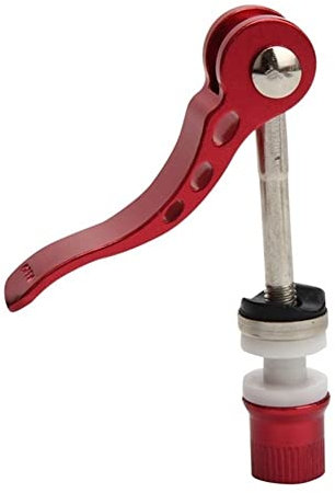 JAKMET Sattelklemme,Fahrrad Sattelklemme Fahrrad Scooter Schnellspanner Klapprad Einstellbare Schraube Fahrrad Sattelstütze Rohrschrauben Fahrradteile (Size : Red)