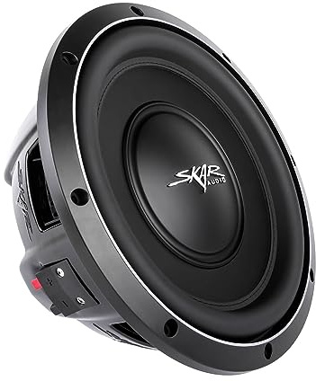 Skar Audio VS-10 D4 - Subwoofer para Coche de 10 Pulgadas, 1000 W, Potencia máxima, Doble 4 ohmios, Montaje Poco Profundo