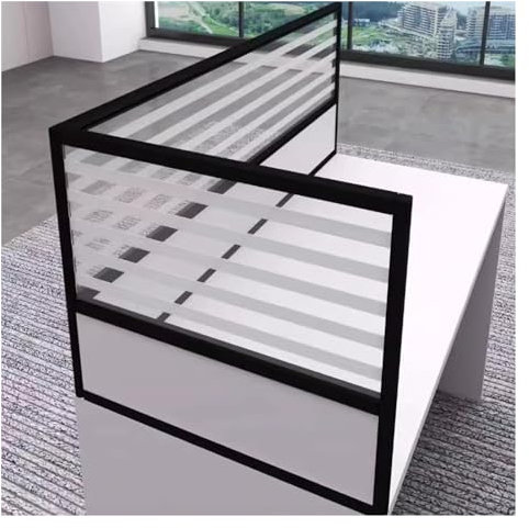 XILYZMO Free Standing Screen, Desk Privacy Home Office Partitions, Portable Cubicle Screen, Visual Distractions Desk Privacy Panel For Students Office (Color : Zigzag-140cm)