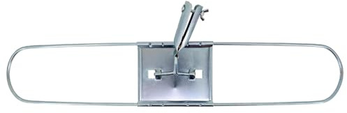 Tradineur - Plataforma métalica para mopa, base de acero, accesorio limpieza de suelos, baldosas, baño, hogar - 60 cm