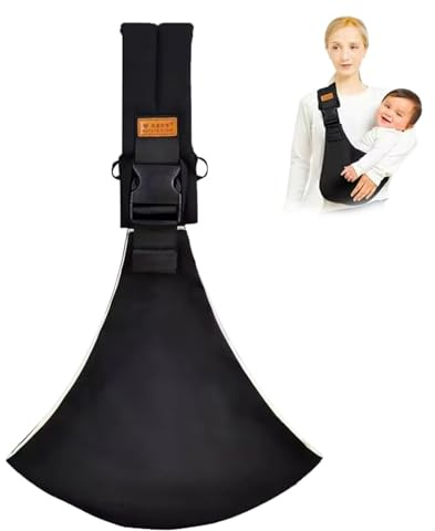 yemyig Baby Sling Carrier,Toddler Carrier, 2024 New Baby Carrier Newborn to Toddler,Portable Lightweight Non-Slip Hip Seat Carrier 10-30lbs(Black)