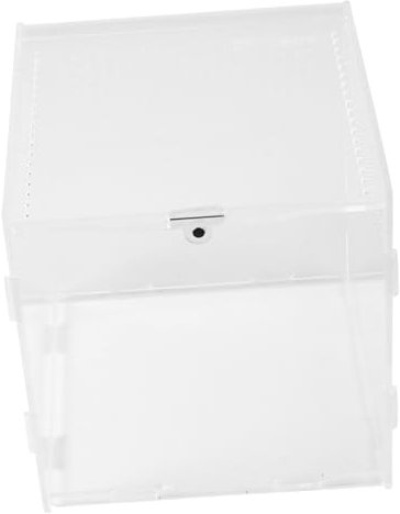 Milisten Kletterschachtel Für Spinnen Und Kleintiere Acryl Zuchtbox Für Reptilien Transparente Fütterungsbox Für Aquarien Für Schildkröten Schlangen Und Krabben