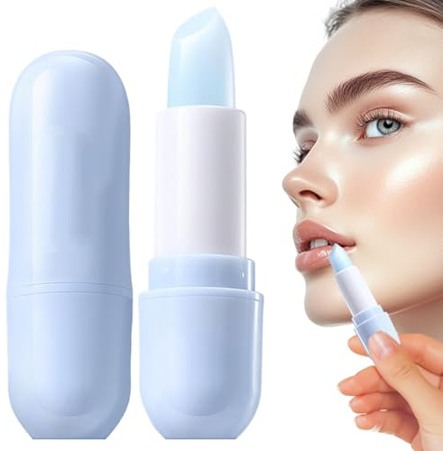 Hyaluronsäure für Lippen, 2pcs Hyaluronsäure Lippenbalsam, erfrischende beruhigende nahrhafte Bindestrichbalsam, eliminieren Lippenlinien alkoholfreier Lipbalsam, gewöhnlicher Lippenbalsam