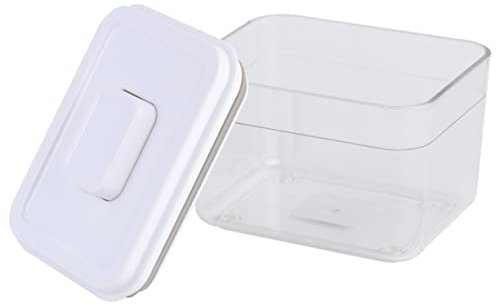 Cabilock 1000ml Lagerung Box Reis Mehl Jar Dispenser Doppel Abdichtung Deckel Sicher Materialien Lagerung