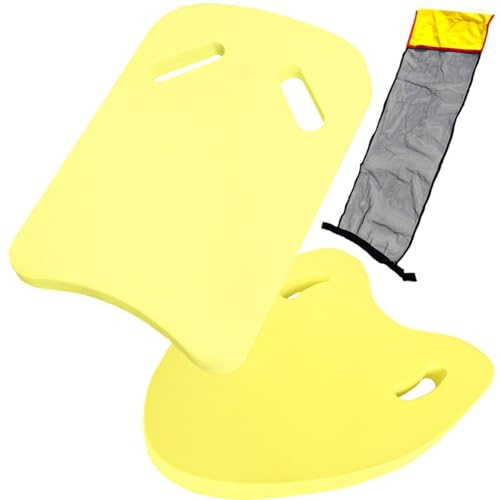 2 Stück Schwimmbrett für Kinder Erwachsene,2025 Neue Schwimmscheiben,Schwimmhilfe Schwimmen Kickboard mit Griffen,Schwimmboard Für Schwimmübungen Und Schwimmtraining(Gelb)