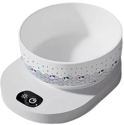 Duiaynke Ciotola termica per acqua riscaldata per cani e gatti, alimentatore USB termico con impostazione della temperatura regolabile, per interni ed esterni