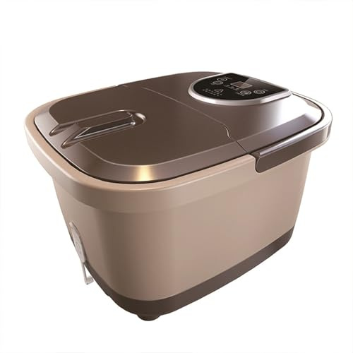 Massaggio con Bolle，Foot Spa，Massaggiatore Piedi，Pediluvio Idromassaggio Elettrico，Per Piedi Funzioni Idrobolle, Raggi Infrarossi, Calore，con Massaggio Vibrante Rilassante