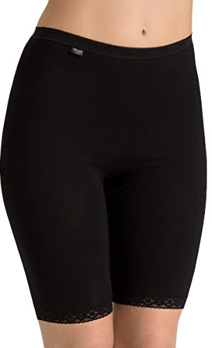 Sloggi Damen Unterhose Basic+ Long, 46, Schwarz