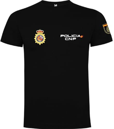 Piel Cabrera Camiseta de Policía Nacional