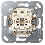 Wipp-Kontrollschalter Univ. Aus-Wechsel JUNG 506-20KOU, Silber