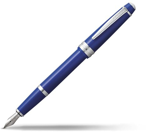 Cross Bailey Light Füllfederhalter (Federstärke XF, inkl. Geschenkverpackung) Blau, 1 Stück (1er Pack)