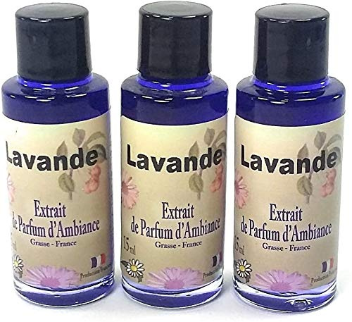Grenadine Boutique - Lot de 3 extraits de Parfum de Grasse Senteur Lavande