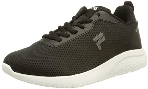 Fila Spitfire WMN, Zapatillas para Correr Mujer, Negro Blanco, 42 EU