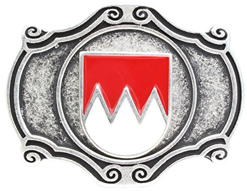 BELTINGER Gürtelschnalle Wappen Franken 4,0 cm | Buckle Wechselschließe Gürtelschließe 40mm Massiv | Für die Tracht