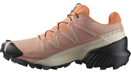 Salomon Speedcross Damen Trail-Laufschuhe, Outdoor-bereit, Stabilität, Passform, Cameo Brown, 38 2/3
