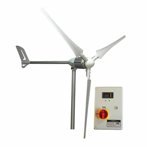 Set i-2000 W - Generador de viento ISTABREEZE de 48 V + regulador de carga híbrido 600 W Solar Windturbina