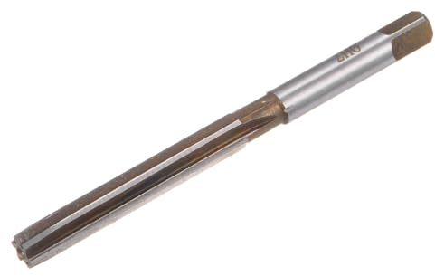 sourcing map Handreibahle, 9 mm, H7, metrischer Reibahlenbohrer für Metall, Holz, Lochreiben, gerade Rillen, 9SiCr, legierter Stahl, Schneidwerkzeug