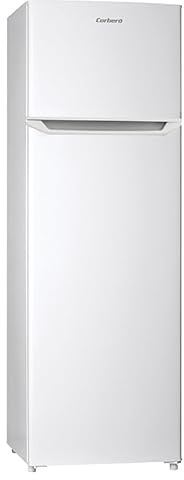 Corberó - Frigorífico 2 Puertas | CF2PH1664W | 248L | 164.5cm | Luz interior | Cajón Crisper | Estantes de cristal ajustables | Descongelación Manual | Blanco