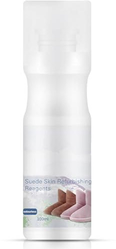 100ML Velours Nubuk Pflege Veloursleder Nubuk Lederpflege Nubukleder Biped Rauleder Pflege zur Farbauffrischung,Schutz und Lmprägnierung Wildleder von Schuhen aus Rauleder und Textilien-Farblos