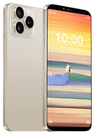 Fine Life Pro Telefono sblocco, processore 8-core, smartphone 4G-LTE TDD FDD, fotocamera 16MP+13MP, 4RAM, 64GROM, 256GB espandibile, schermo da 6,0 pollici (gold)