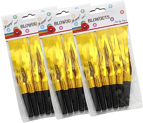 Toyvian 18piezas Decoración De Fiesta De Cumpleaños Cuernos De Fiesta Matracas y Cumpleaños y Celebraciones