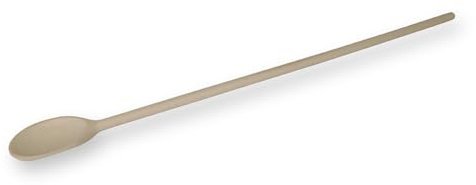 KERAZO Cuchara larga de madera de haya – 60/80/100 cm – ovalada o redonda – Cuchara extra larga para revolver – Ideal para gulash de calderas, hornos holandeses, conservas, cocinar al fuego