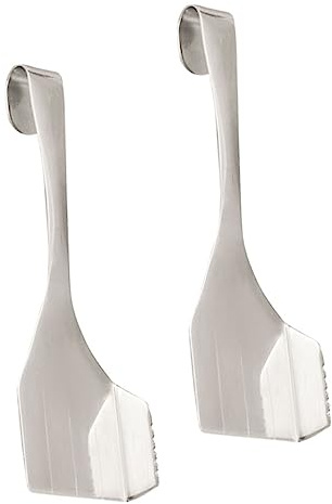 UTHCLO 2 Pièces Couteau à Beurre Acier Inoxydable Lot pour Fromage et Beurre Outil de Cuisine Pratique et Élégant