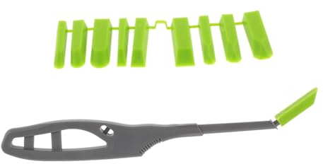 DECOMELODY Outil de Retrait de Mastic Silicone Racloir pour Joints de Verre Finition Propre et pour Bricolage et Carrelage