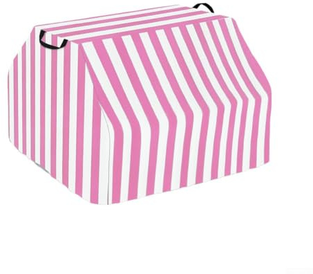 Kids Sandbox Cover with Elastic Bottom Drawstring and Side Handles for Simple Securing on For Dirt Digger Sandboxes (Pink 210D)