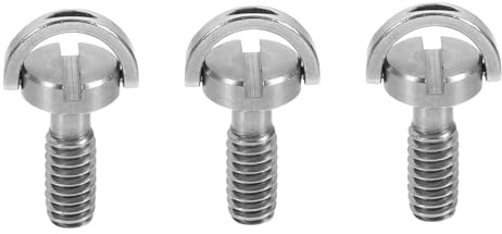 VANZACK 3 pièces Vis Acier Inoxydable pour Fixation Rapide Appareil Photo Compatible Trépied Monopode Tête Lot