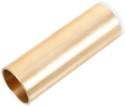 MAGICLULU Verstellbarer Messing gitarrenslide für Akustik Elektro Bassgitarre Leichter Metall gitarrenschieber Robustes Zubehör für Gitarrenspiel und Musikperformance