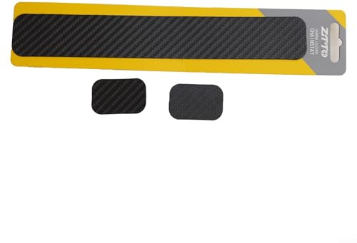 Eawfgtuw ZTTO Rahmenschutz-Aufkleber für Kettenstrebe, 220 mm, PVC-Kratzschutz-Pad mit Carbon-Körnung, wasserdicht und UV-beständig