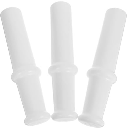 DOITOOL 3Pcs Universal Meat Grinder Pusher Tool Kit - 19.6cm Replacement Plastic Food Processor Tamper - 37mm Diameter Safe Meat Stuffing Tube Accessory for Kitchen Sausage Maker and Grinding Machine