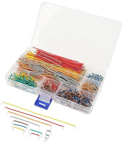 Generic Breadboard Jumper Wire Flexible Connection Cable for Building Breadboard Circuits, 840PCS in Storage Box for DIY Enthusiasts