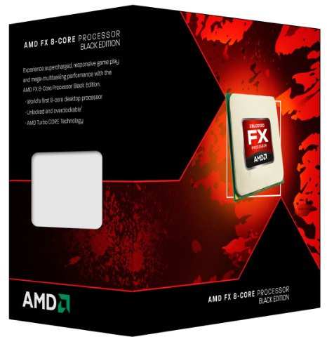 AMD FD8300WMHKBOX CPU Desktop Processor - Black (Vishera 8-Core, 3.3 GHz, Socket AM3+, 95 Watts)