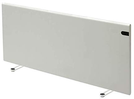 Adax Neo Portable Electric Panel Heater/Convector Radiator With Timer, Thermostat, Modern, Slimline (White, 400W)