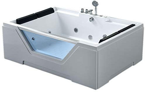 Whirlpool Bath TUB SPA for 2 Persons Hydrotherapy 170 x 120 cm HOT TUB Linda